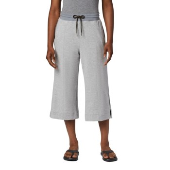 Columbia Ženske Hlače - Park Wide Leg Capri Sive | REJL-08472